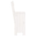 Taburete de bar, 2 buc., alb, 40x48,5x115,5 cm, lemn masiv pin - WALTI WALTI