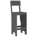 Taburete de bar, 2 buc., gri, 40x48,5x115,5 cm, lemn masiv pin - WALTI WALTI