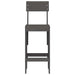 Taburete de bar, 2 buc., gri, 40x48,5x115,5 cm, lemn masiv pin - WALTI WALTI