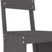 Taburete de bar, 2 buc., gri, 40x48,5x115,5 cm, lemn masiv pin - WALTI WALTI