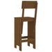 Taburete bar 2 buc. maro miere 40x48,5x115,5 cm lemn masiv pin - WALTI WALTI