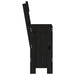 Taburete de bar, 2 buc., negru, 40x48,5x115,5 cm lemn masiv pin - WALTI WALTI