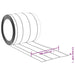 Perdea pentru ușă, transparent, 200 mmx1,6 mm 10 m, PVC - WALTI WALTI