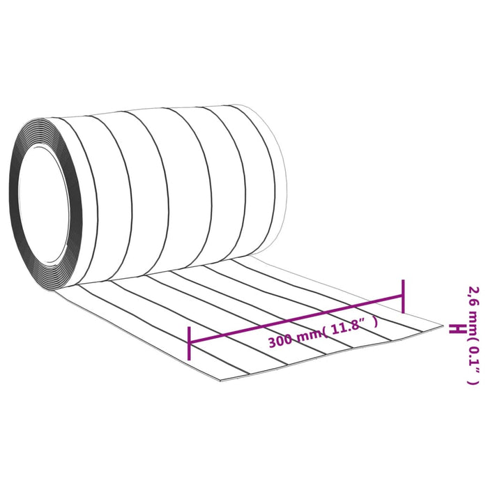 Perdea pentru ușă, transparent, 300 mmx2,6 mm 10 m, PVC - WALTI WALTI
