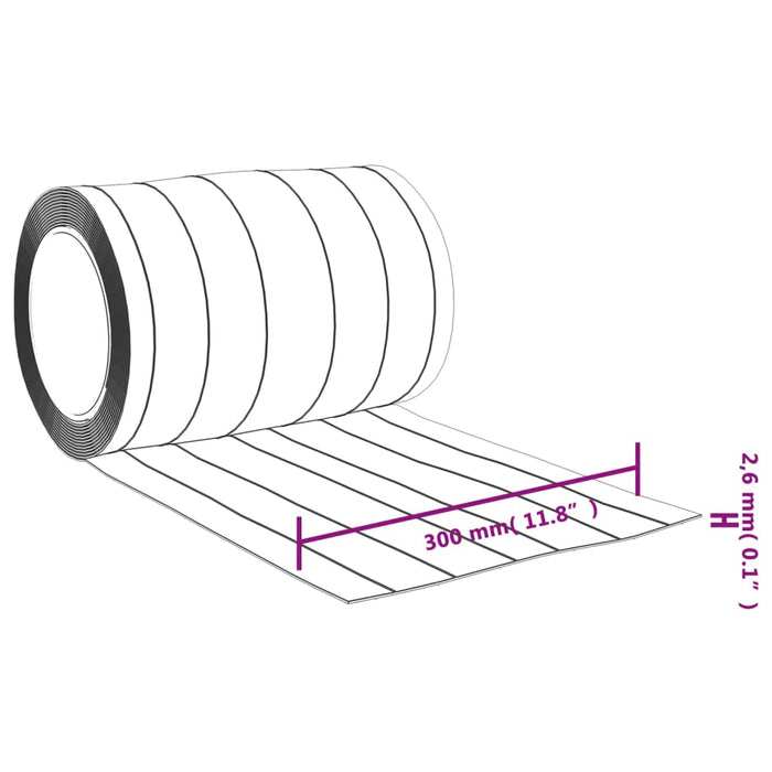 Perdea pentru ușă, transparent, 300 mmx2,6 mm 25 m, PVC - WALTI WALTI