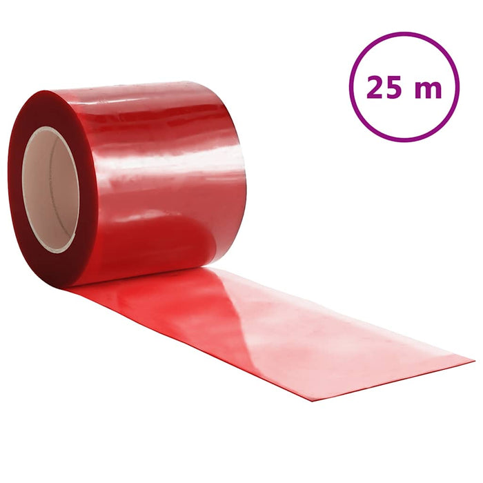 Perdea pentru ușă, roșu, 200 mmx1,6 mm 25 m, PVC - WALTI WALTI
