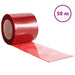 Perdea pentru ușă, roșu, 200 mmx1,6 mm 50 m, PVC - WALTI WALTI
