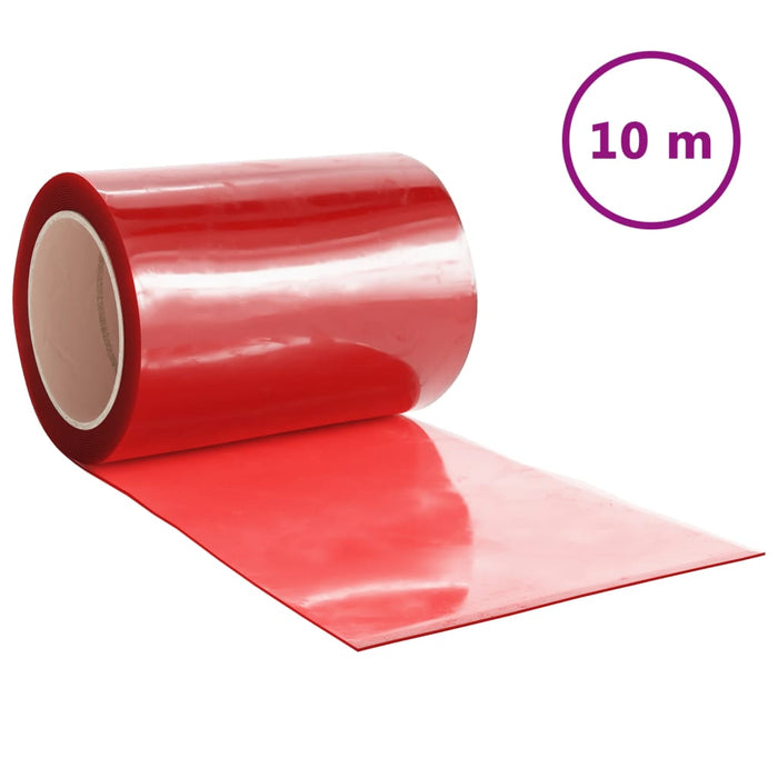 Perdea pentru ușă, roșu, 300 mmx2,6 mm 10 m, PVC - WALTI WALTI