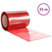 Perdea pentru ușă, roșu, 300 mmx2,6 mm 25 m, PVC - WALTI WALTI