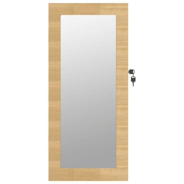 Dulap de bijuterii cu oglindă montat pe perete, 30x8,5x67 cm - WALTI WALTI