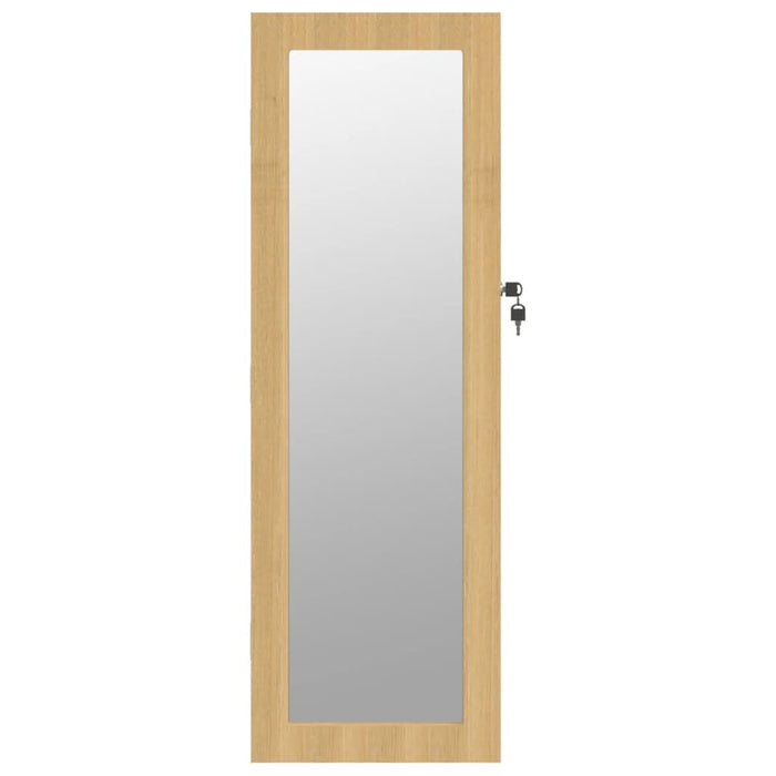 Dulap de bijuterii cu oglindă montat pe perete, 30x8,5x90 cm - WALTI WALTI