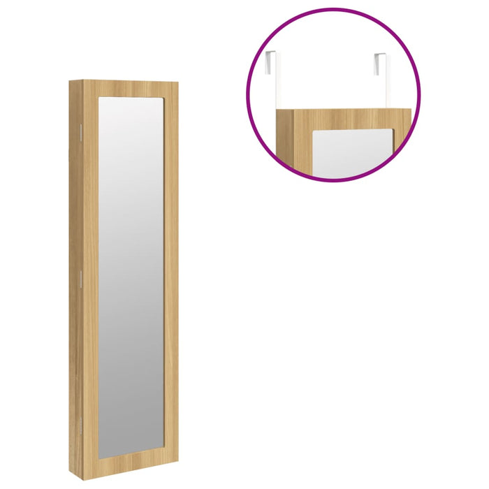 Dulap de bijuterii cu oglindă montat pe perete 30x8,5x106 cm - WALTI WALTI