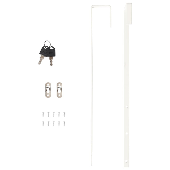 Dulap de bijuterii cu oglindă montat pe perete 30x8,5x106 cm - WALTI WALTI
