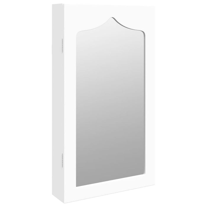 Dulap de bijuterii cu oglindă de perete, alb, 37,5x10x67 cm - WALTI WALTI