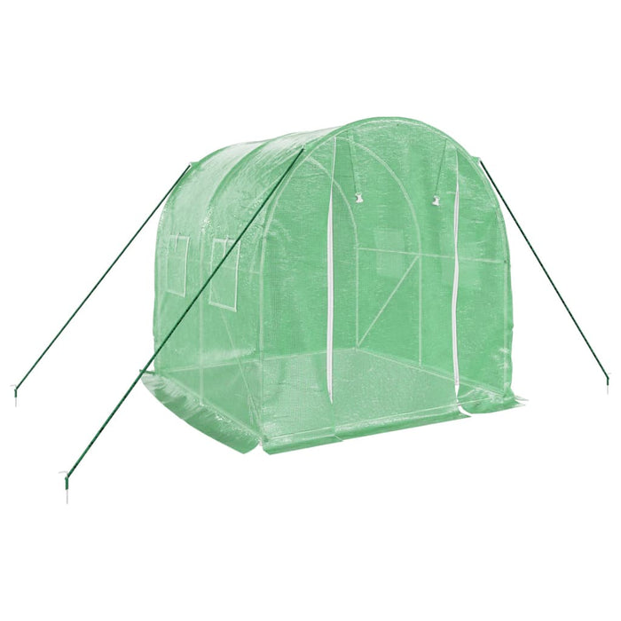 Seră cu un cadru din oțel, verde, 4 m², 2x2x2 m - WALTI WALTI
