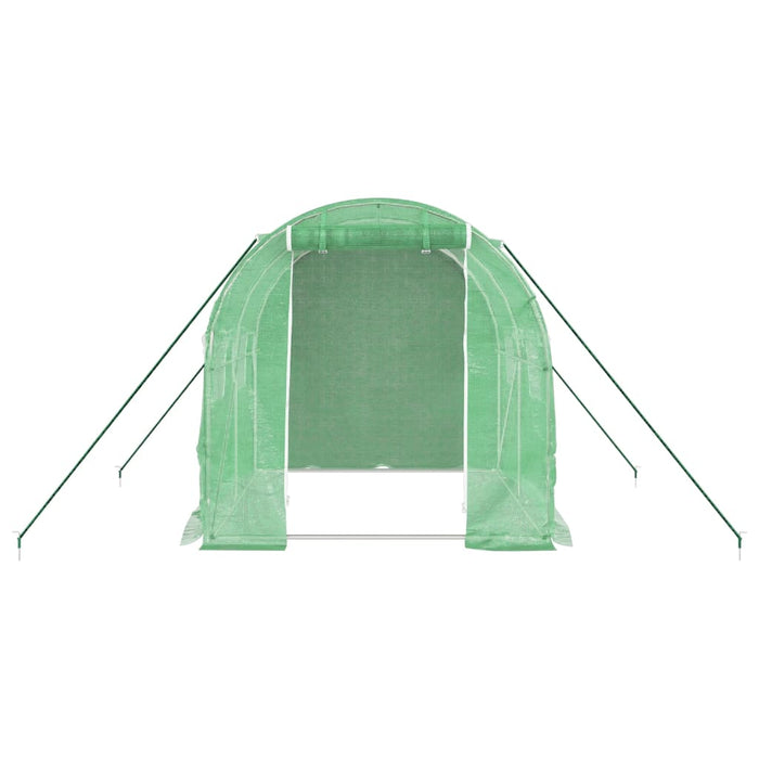 Seră cu un cadru din oțel, verde, 4 m², 2x2x2 m - WALTI WALTI