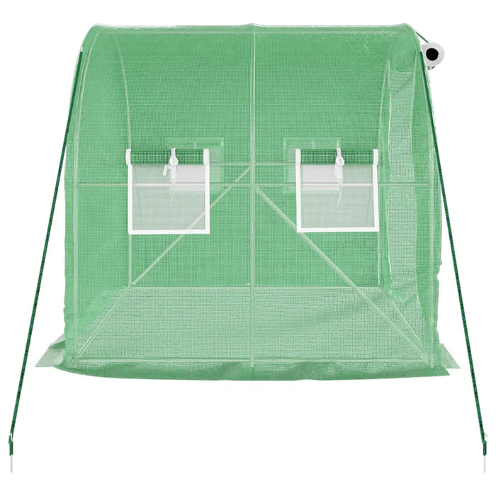 Seră cu un cadru din oțel, verde, 4 m², 2x2x2 m - WALTI WALTI