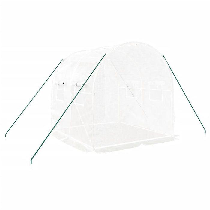 Seră cu un cadru din oțel, alb, 4 m², 2x2x2 m - WALTI WALTI