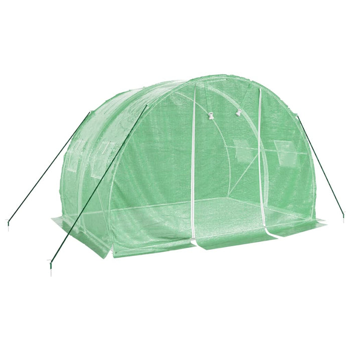 Seră cu un cadru din oțel, verde, 6 m², 3x2x2 m - WALTI WALTI