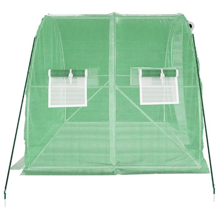 Seră cu un cadru din oțel, verde, 6 m², 3x2x2 m - WALTI WALTI