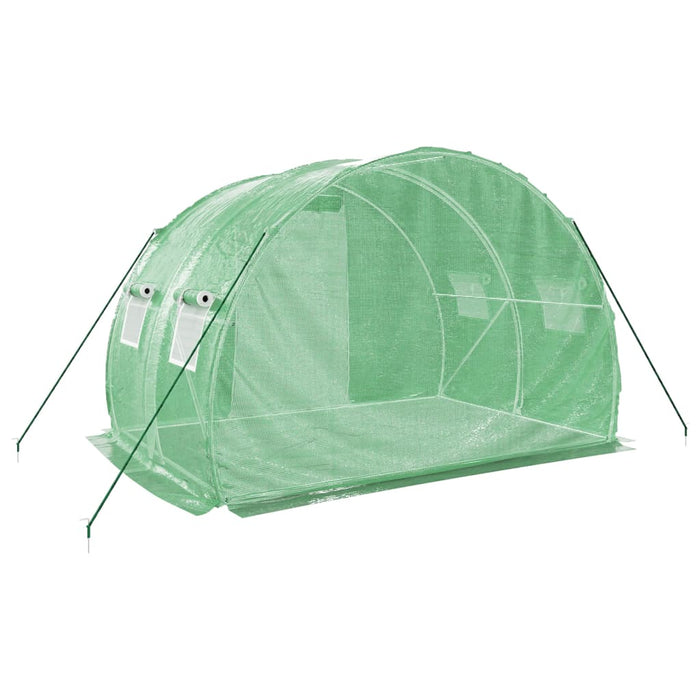 Seră cu un cadru din oțel, verde, 6 m², 3x2x2 m - WALTI WALTI