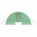 Seră cu cadru din oțel, verde, 8 m², 4x2x2 m - WALTI WALTI