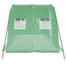 Seră cu cadru din oțel, verde, 8 m², 4x2x2 m - WALTI WALTI