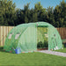 Seră cu cadru din oțel, verde, 8 m², 4x2x2 m - WALTI WALTI