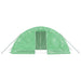 Seră cu cadru din oțel, verde, 10 m², 5x2x2,3 m - WALTI WALTI
