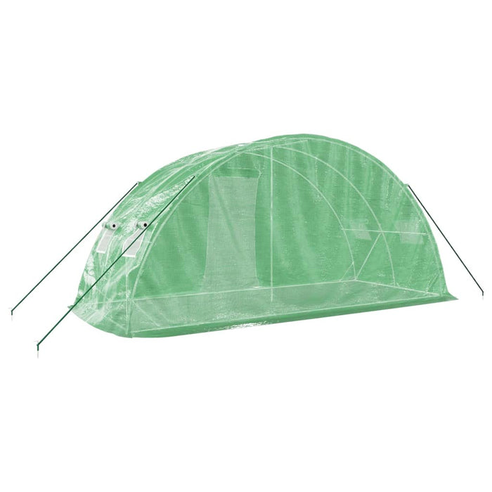 Seră cu cadru din oțel, verde, 10 m², 5x2x2,3 m - WALTI WALTI