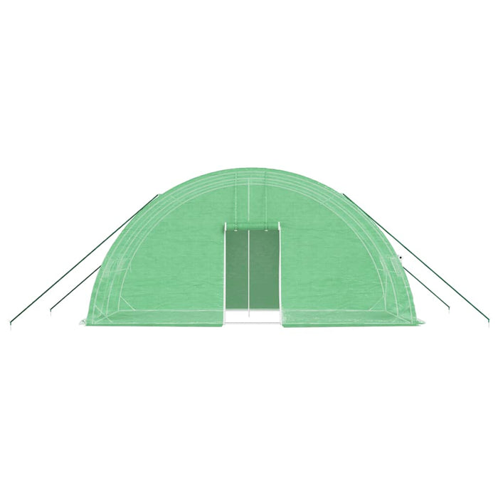Seră cu cadru din oțel, verde, 12 m², 6x2x2,85 m - WALTI WALTI
