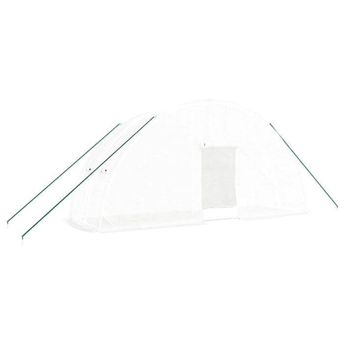 Seră cu cadru din oțel, alb, 12 m², 6x2x2,85 m - WALTI WALTI