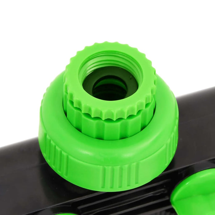 Adaptor pentru robinet 4 căi verde/negru 19,5x6x11 cm ABS și PP - WALTI WALTI