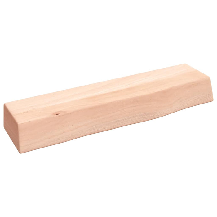 Poliță de perete, 40x10x6 cm, lemn masiv de stejar netratat - WALTI WALTI