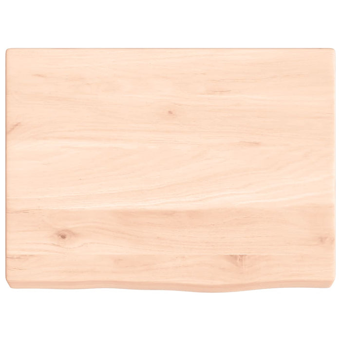 Poliță de perete, 40x30x(2-4) cm, lemn masiv de stejar netratat - WALTI WALTI