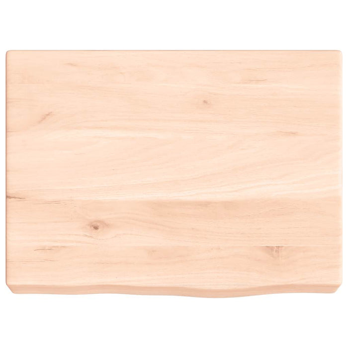 Poliță de perete, 40x30x(2-6) cm, lemn masiv de stejar netratat - WALTI WALTI