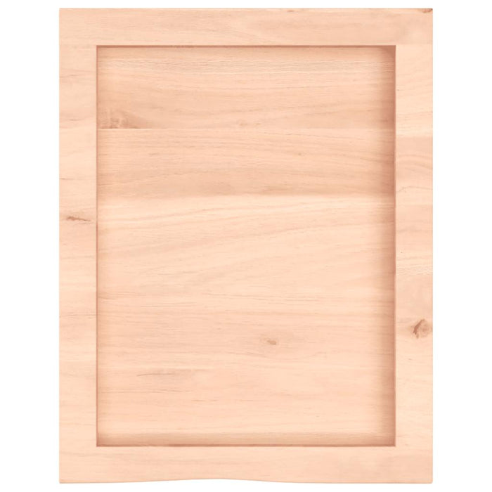 Poliță de perete, 40x50x(2-4) cm, lemn masiv de stejar netratat - WALTI WALTI