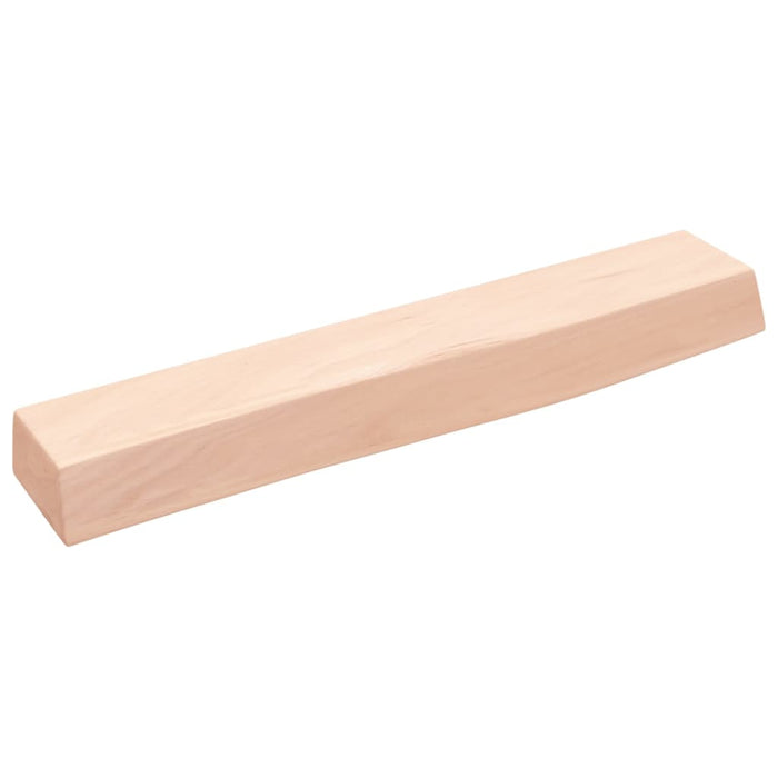 Poliță de perete, 60x10x6 cm, lemn masiv de stejar netratat WALTI
