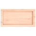 Poliță de perete, 60x30x(2-6) cm, lemn masiv de stejar netratat - WALTI WALTI