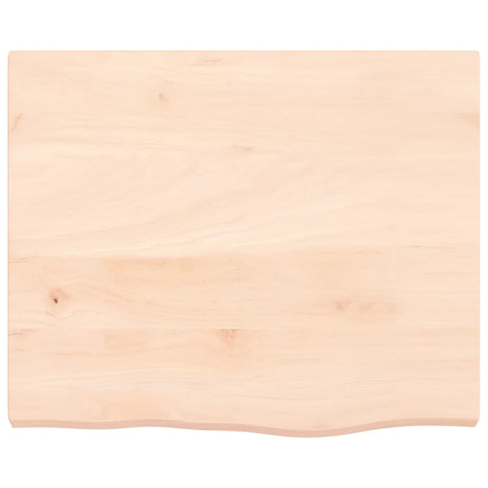 Poliță de perete, 60x50x(2-4) cm, lemn masiv de stejar netratat - WALTI WALTI