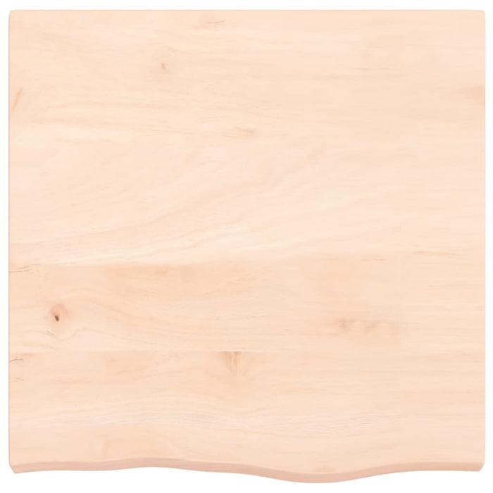 Poliță de perete, 60x60x(2-6) cm, lemn masiv de stejar netratat - WALTI WALTI