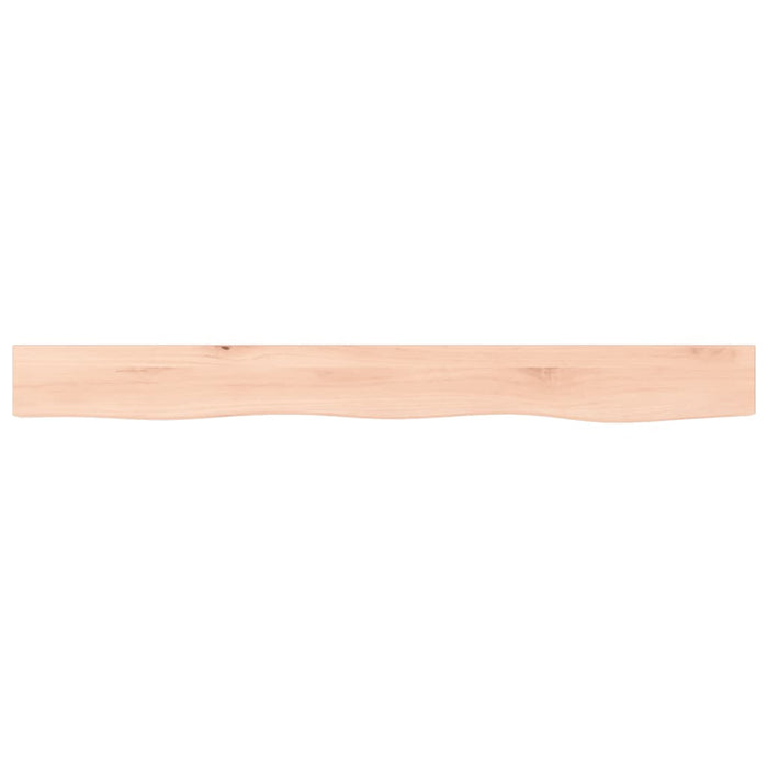 Poliță de perete, 100x10x2 cm, lemn masiv de stejar netratat WALTI