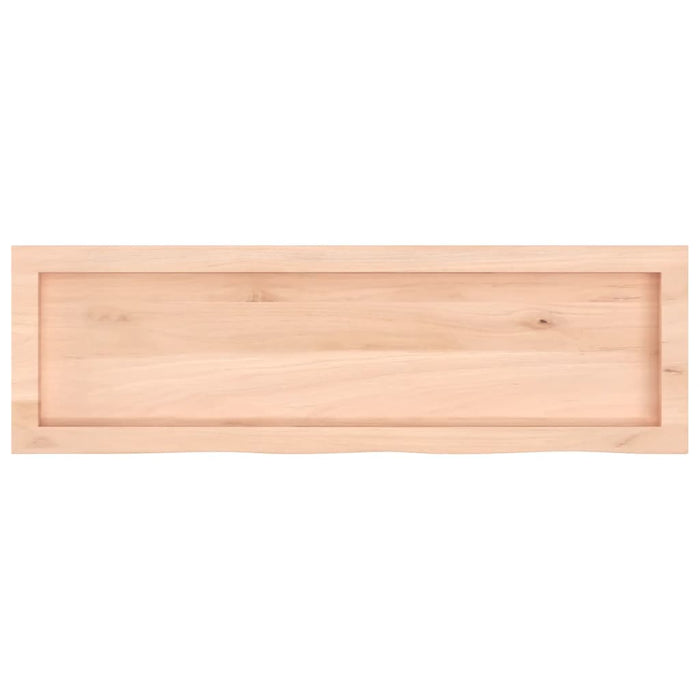 Poliță de perete, 100x30x(2-6)cm, lemn masiv de stejar netratat WALTI