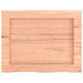 Raft de perete maro deschis 40x30x(2-4) cm lemn stejar tratat - WALTI WALTI