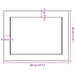 Raft de perete maro deschis 40x30x(2-4) cm lemn stejar tratat - WALTI WALTI
