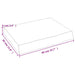 Raft de perete maro deschis 40x30x(2-6) cm lemn stejar tratat - WALTI WALTI