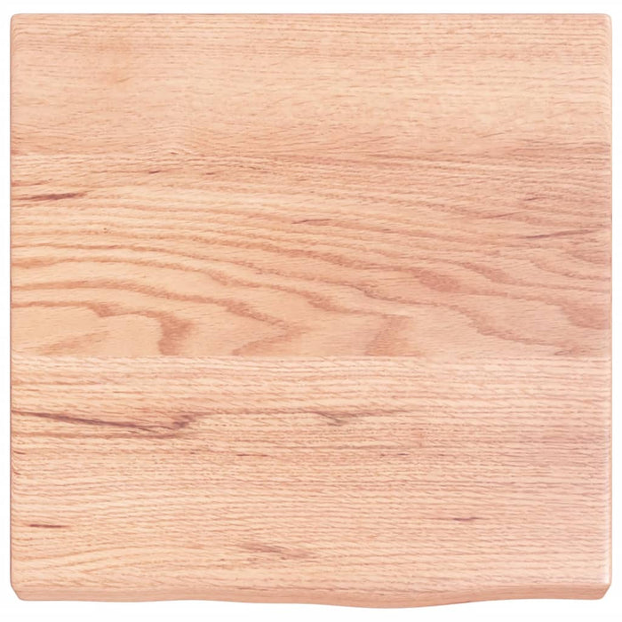 Raft de perete maro deschis 40x40x(2-4) cm lemn stejar tratat - WALTI WALTI
