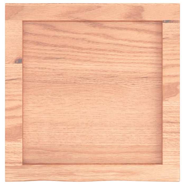 Raft de perete maro deschis 40x40x(2-4) cm lemn stejar tratat - WALTI WALTI
