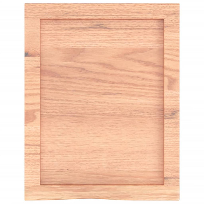 Raft de perete maro deschis 40x50x(2-4) cm lemn stejar tratat - WALTI WALTI