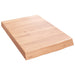 Raft de perete maro deschis 40x60x(2-6) cm lemn stejar tratat - WALTI WALTI